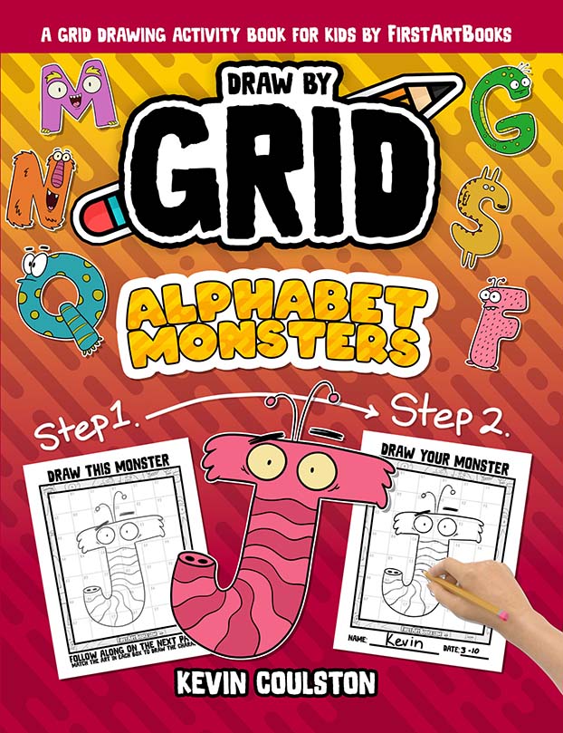 Cover of Draw by Grid: Alphabet Monsters