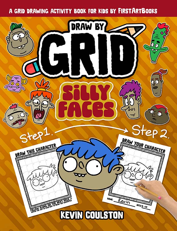 Cover of Draw by Grid: Silly Faces