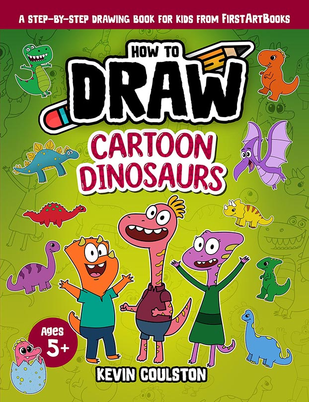 Cover of How to Draw: Cartoon Dinosaurs