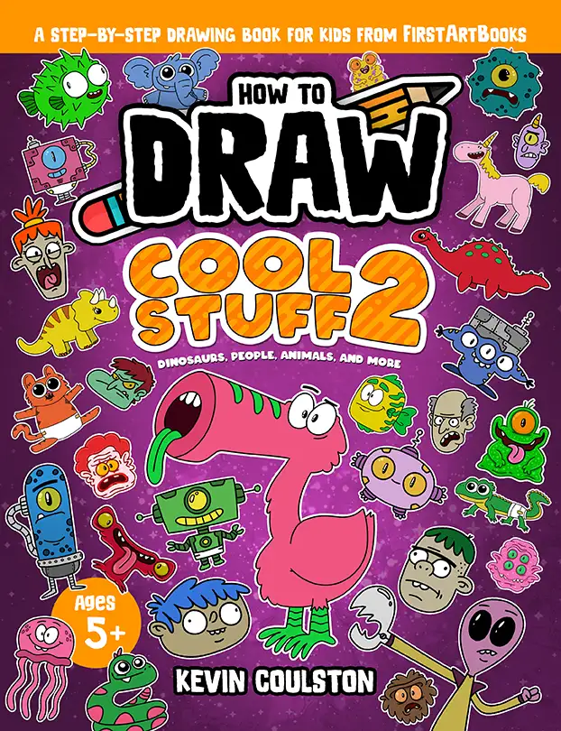 Cover of How to Draw: Cool Stuff 2 - Dinosaurs, People, Animals, And More